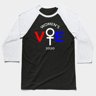 Women's Vote 2020 Baseball T-Shirt
